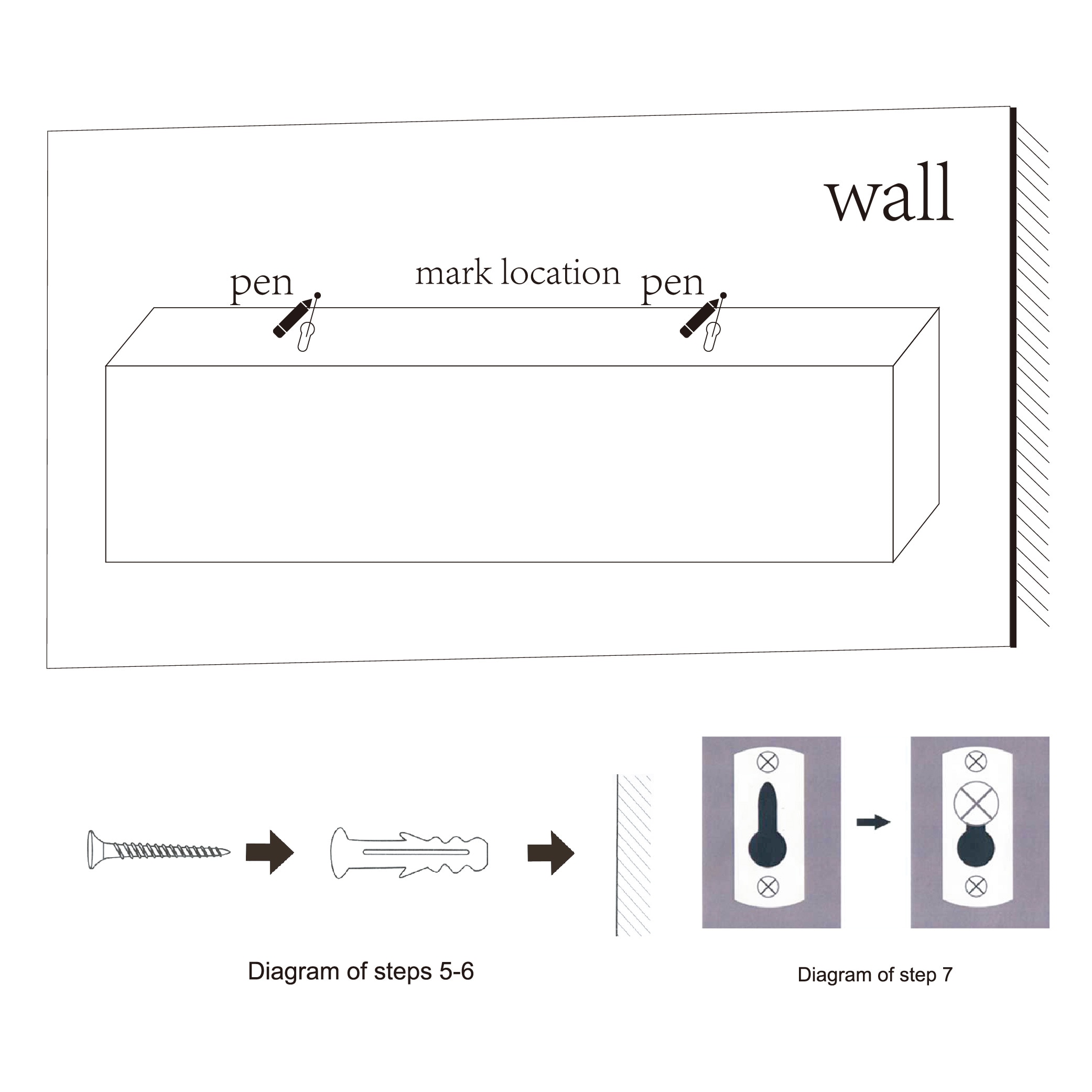 Floating Shelves Wall Mounted Wood Shelves For Home Decor White_voghion.com